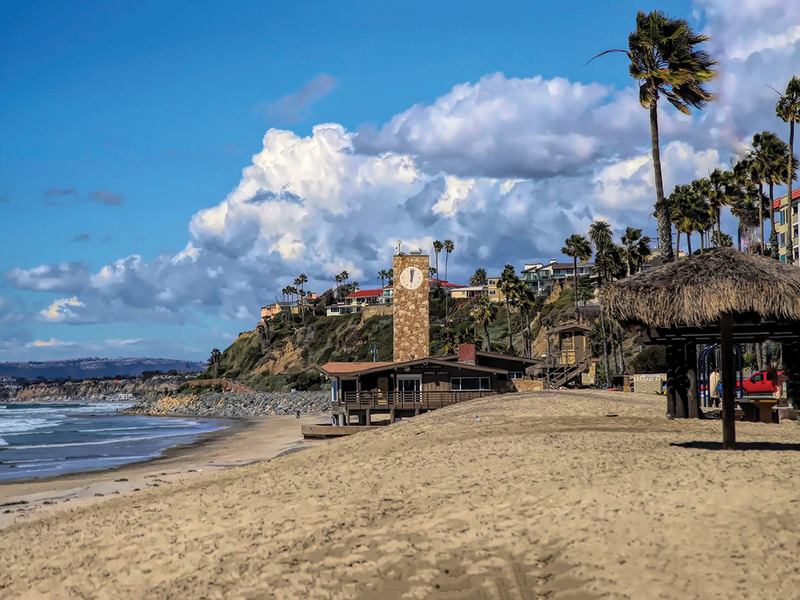 The San Clemente Lifeguard Buildings